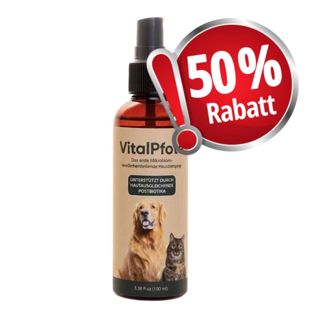 1-Flasshe VitalPfote Haut-Regenerations-Protokoll für Katzen