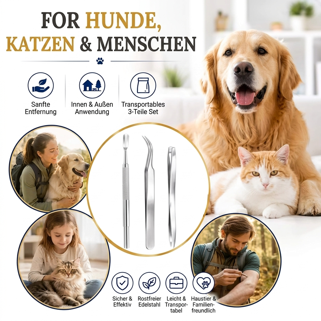 VitalPfote ZeckenPro Set