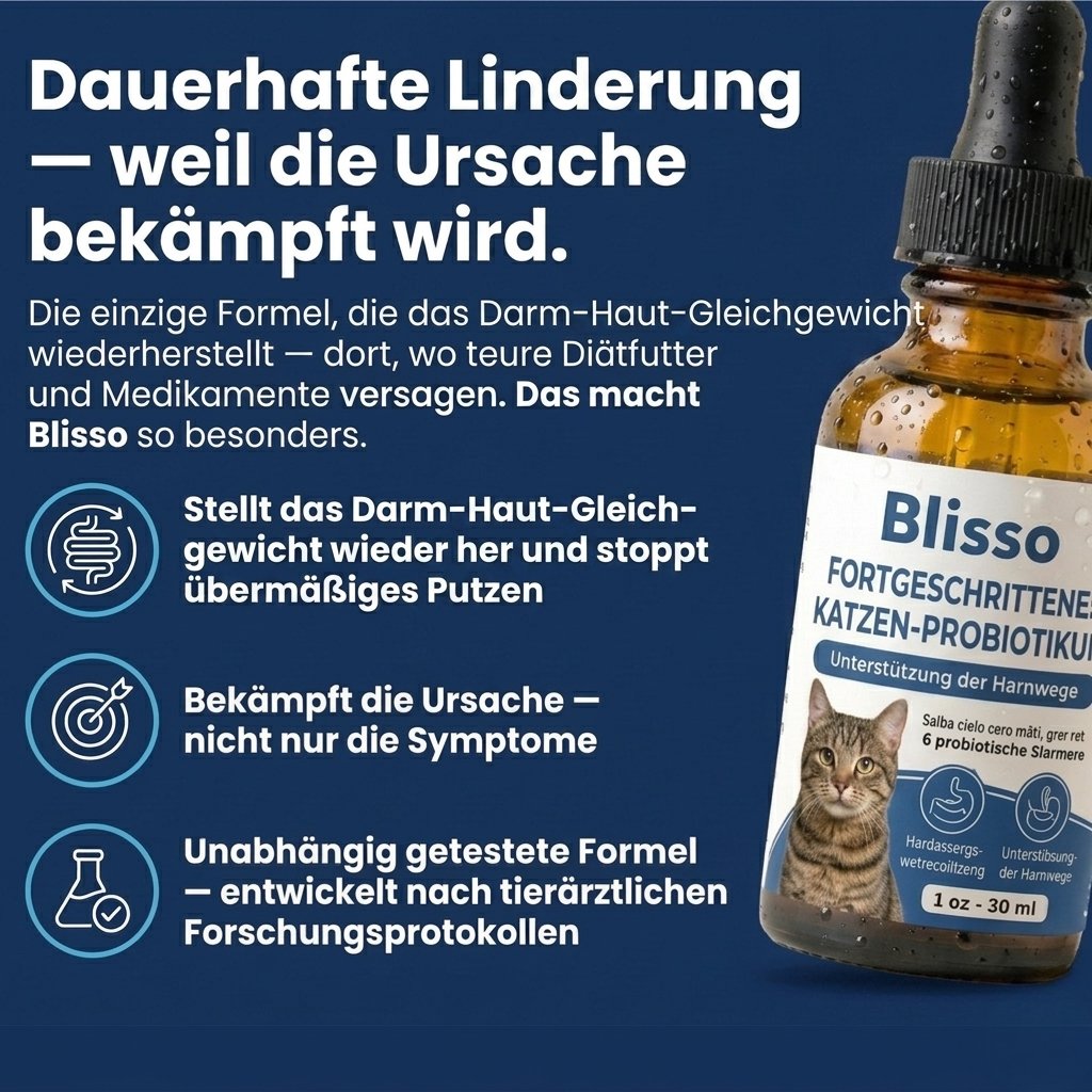 Blisso Advanced Probiotika für Katzen.